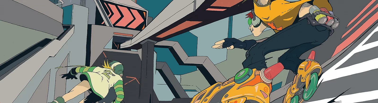 TOP-6 - permainan untuk PC, mirip dengan Jet Set Radio