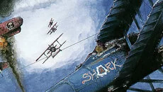 Sky Shark - permainan dalam genre Pandangan dari atas