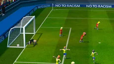 Super Soccer (1991) - permainan dalam genre Pandangan dari atas