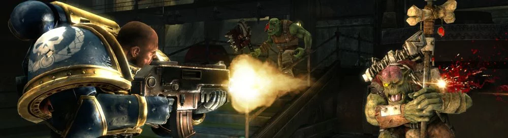 Warhammer 40,000: Space Marine — Имперский кулак-капеллан с нимбом / Armor dan Perisai / Barang