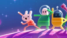Lovers in a Dangerous Spacetime - permainan dalam genre Arkade