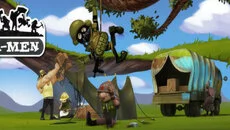 A-men - permainan dalam genre Platformer