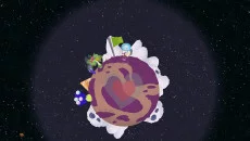 Cosmochoria - permainan dalam genre Arkade