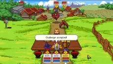 Knights of Pen and Paper - permainan dalam genre Arkade