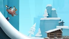 Ski Safari 2 - permainan dalam genre Snowboard