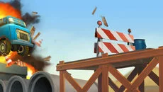 Bridge Constructor Stunts - permainan dalam genre Teka-teki