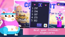 Candy Cat Tennis - permainan dalam genre Arkade