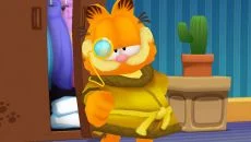 Garfield Fit - permainan dalam genre Arkade