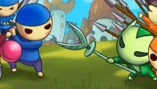 Mushroom Wars - permainan dalam genre Pandangan dari atas