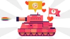 Tiny Tanks - permainan dalam genre Tank