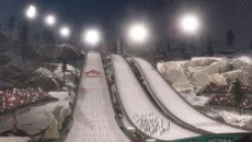 Ski Jumping Pro VR - permainan dalam genre Snowboard