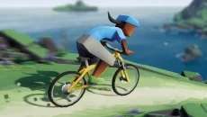 Lonely Mountains: Downhill - Eldfjall Island - permainan dalam genre Sepeda