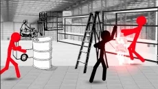 Stickman Brawl of Rage - permainan dalam genre Pandangan samping