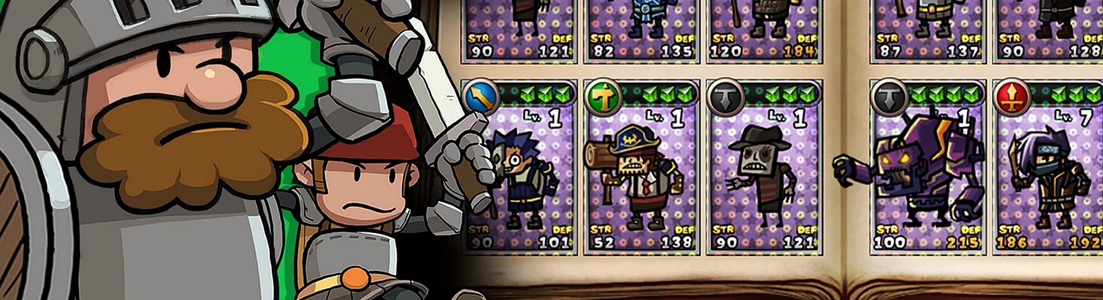 TOP-6 - permainan untuk iOS, mirip dengan WhamBam Warriors - Puzzle RPG (WhamBam Warriors VIP - Puzzle RPG)