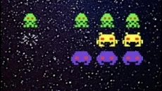 Invaders mini - permainan dalam genre Pandangan samping