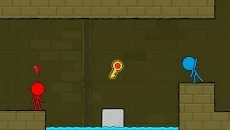 Red and Blue Stickman: Animation Parkour - permainan dalam genre Platformer