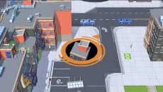 Hole.io - permainan dalam genre Isometri