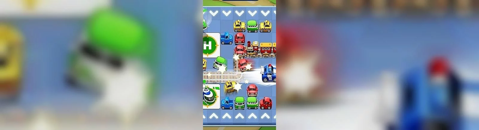 TOP-8 - permainan untuk iOS, mirip dengan Traffic Jam (Traffic Jam Car Puzzle Legend Match 3 Puzzle Game)