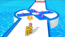 Crowd Battle 3D - permainan dalam genre Arkade