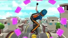 Faily Skater Street Racer - permainan dalam genre Pelari