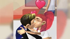 Kiss in Public - permainan dalam genre Arkade