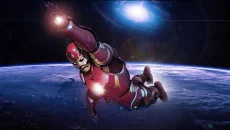 Break Iron Man 3D - permainan dalam genre Platformer