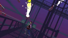 Aerial_Knight’s Never Yield - permainan dalam genre Pelari