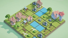 Townscaper mirip dengan Townscaper