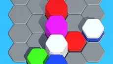 Hexagon Color Blitz - permainan dalam genre Pandangan dari atas