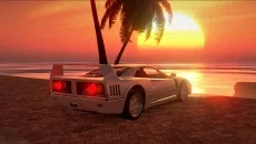 Retrowave World - permainan dalam genre Cyberpunk
