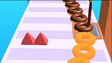 Sweets Donut Cake Run stack - permainan dalam genre Pelari