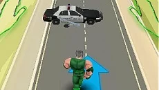 Smash Monster : Police Chase - permainan dalam genre Pelari