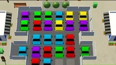Triple Car Jam 3d Car Puzzle - permainan dalam genre Pandangan dari atas