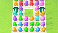 Bus Jam Sort - permainan dalam genre Pandangan dari atas