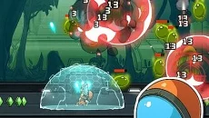 Space Blast - permainan dalam genre Pandangan samping