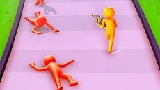 Bullet Storm: Ragdoll Games - permainan dalam genre Pelari