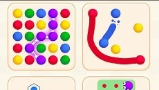 Connect Ball - Match Them All - permainan dalam genre Teka-teki
