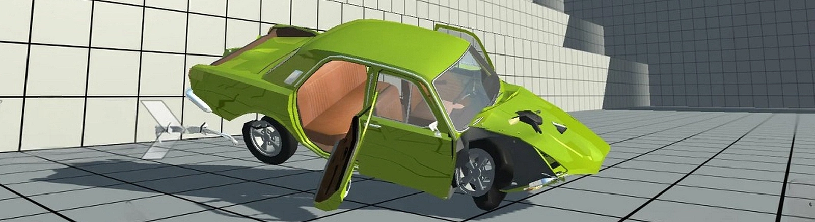 Not Simple Car Crash — Contoh CarMod AWD Ringan (LAMA) / Mobil / Transportasi