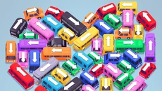 Bus Frenzy - Traffic Jam - permainan dalam genre Pandangan dari atas