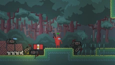 Fall of the stick knights - permainan dalam genre Pandangan samping