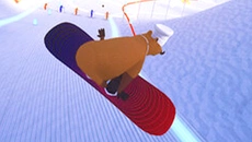 Slidecrashers 3D : Animal Race - permainan dalam genre Skateboard