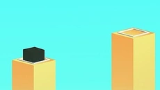 Dangerous cube jumps! - permainan dalam genre Platformer