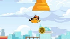 Bouncy Bird - permainan dalam genre Pandangan samping
