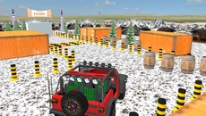 Offroad Jeep Parking Games - permainan dalam genre Arkade