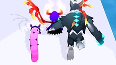 Merge Run Monster Fight - permainan dalam genre Pelari